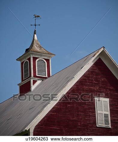 Weather vane on barn View Large Photo Image Stock Image - Weather vane on barn. Fotosearch