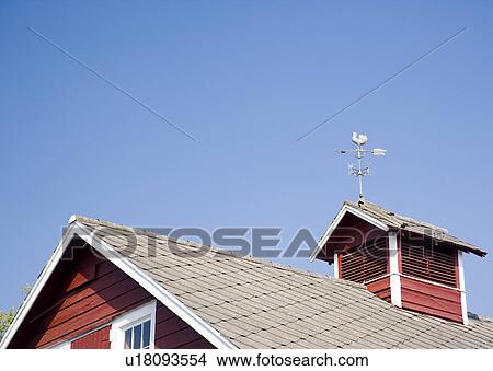 Weathervane on barn View Large Photo Image Picture - Weathervane on barn. Fotosearch