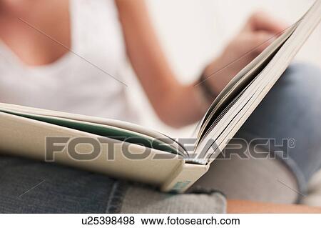 Woman reading book View Large Photo Image Stock Photo - Woman reading book. Fotosearch
