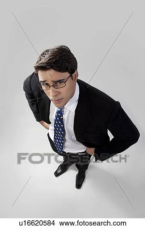 Picture - Businessman with an attitude. Fotosearch