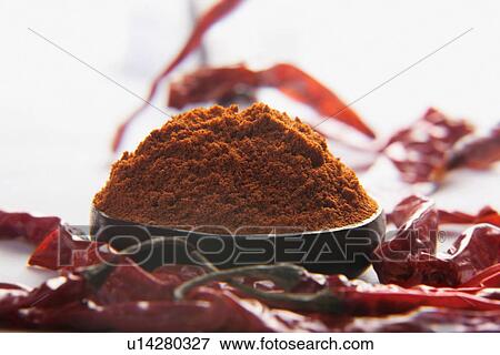 Chilli powder View Large Photo Image Stock Photo - Chilli powder. Fotosearch