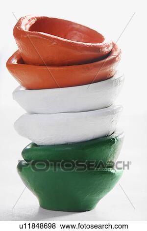 Different coloured diyas View Large Photo Image Stock Photo - Different coloured diyas. Fotosearch