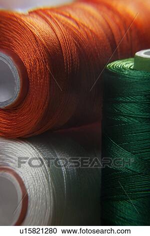 Different coloured spools View Large Photo Image Stock Image - Different coloured spools. Fotosearch