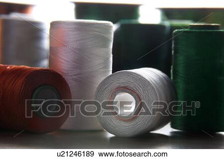 Different coloured spools View Large Photo Image Stock Photo - Different coloured spools. Fotosearch