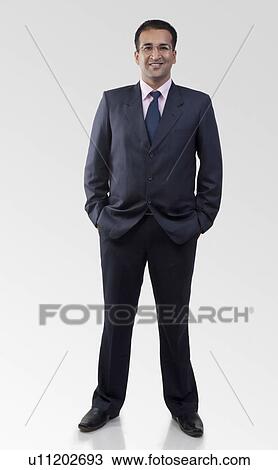 Stock Image - Portrait of a businessman. Fotosearch
