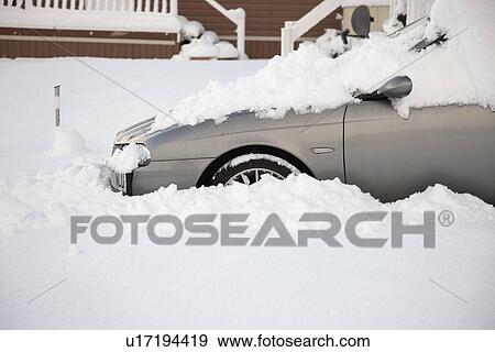 a car surrounded by snow View Large Photo Image Stock Photo - a car surrounded by snow. Fotosearch