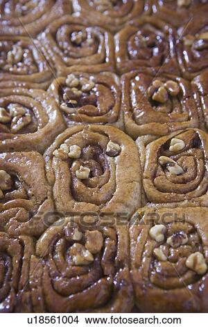 baked cinnamon buns View Large Photo Image Picture - baked cinnamon buns. Fotosearch