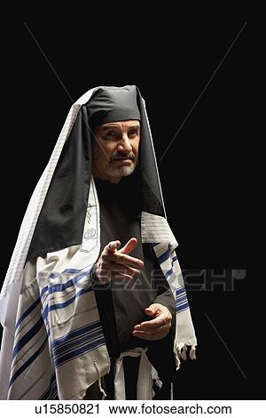 Stock Image - man depicting a bible character. Fotosearch