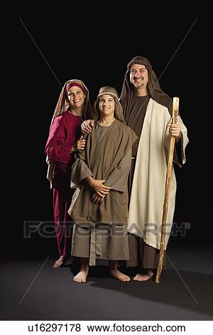 Stock Photo - mary, joseph and young jesus. Fotosearch
