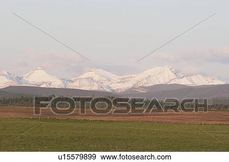 Stock Photo - Mountains, Calgary, Alberta, Canada. Fotosearch