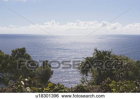 pacific ocean on the east coast of maui, hawaii View Large Photo Image Stock Photograph - pacific ocean on the east coast of maui, hawaii. Fotosearch