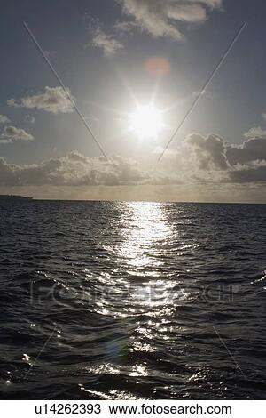 Stock Image - pacific ocean, south kauai, hawaii, usa. Fotosearch