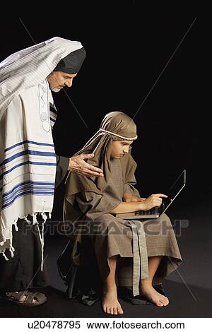 young jesus and a high priest View Large Photo Image Stock Photography - young jesus and a high priest. Fotosearch