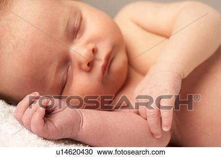 Close Up Of Baby Sleeping On Towel View Large Photo Image Stock Image - Close Up Of Baby Sleeping On Towel. Fotosearch