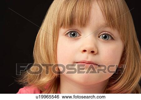 Close Up Studio Portrait Of Sad Young Girl View Large Photo Image Stock Photograph - Close Up Studio Portrait Of Sad Young Girl. Fotosearch