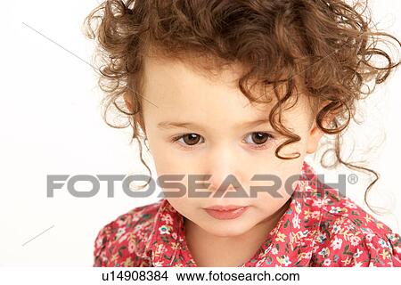 Close Up Studio Portrait Of Smiling Young Girl View Large Photo Image Picture - Close Up Studio Portrait Of Smiling Young Girl. Fotosearch