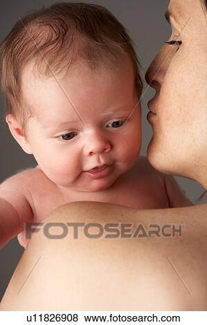 Mother Holding Newborn Baby View Large Photo Image Stock Photo - Mother Holding Newborn Baby. Fotosearch