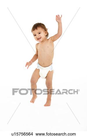 Studio Portrait Of Baby Boy Standing View Large Photo Image Picture - Studio Portrait Of Baby Boy Standing . Fotosearch