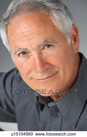 Studio Portrait Of Senior Man View Large Photo Image Stock Image - Studio Portrait Of Senior Man. Fotosearch