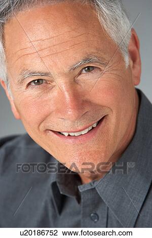 Studio Portrait Of Senior Man View Large Photo Image Stock Image - Studio Portrait Of Senior Man. Fotosearch