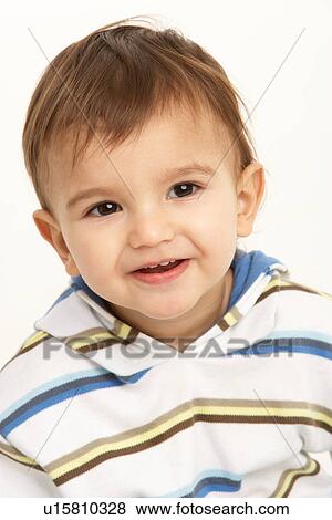Studio Portrait Of Young Boy View Large Photo Image Stock Photo - Studio Portrait Of Young Boy. Fotosearch