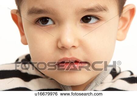 Studio Portrait Of Young Boy View Large Photo Image Stock Photograph - Studio Portrait Of Young Boy. Fotosearch