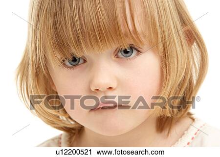 Studio Portrait Of Young Girl View Large Photo Image Stock Image - Studio Portrait Of Young Girl. Fotosearch