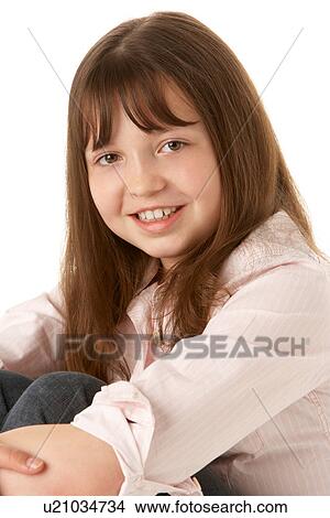 Young Girl Sitting In Studio View Large Photo Image Picture - Young Girl Sitting In Studio. Fotosearch
