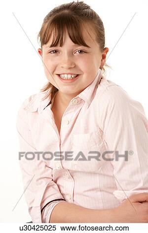 Young Girl Sitting In Studio View Large Photo Image Stock Photography - Young Girl Sitting In Studio. Fotosearch