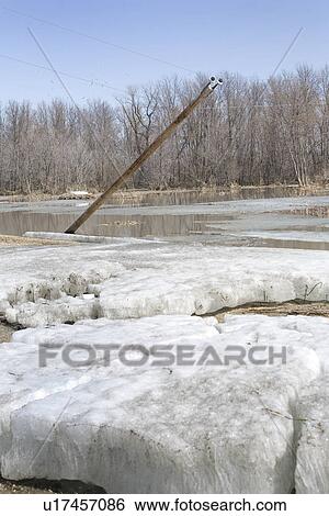 Chunks of spring ice on the Red River, rural Manitoba View Large Photo Image Stock Photograph - Chunks of spring ice on the Red River, rural Manitoba. Fotosearch