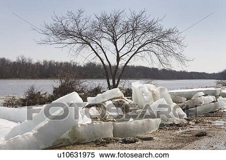 Chunks of spring ice on the Red River, rural Manitoba View Large Photo Image Stock Photography - Chunks of spring ice on the Red River, rural Manitoba. Fotosearch