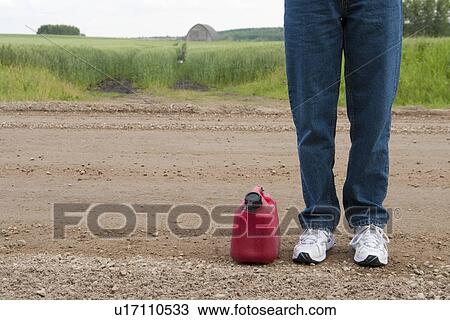 Gravelled road, feet and gas cannister, Manitoba, Canada View Large Photo Image Stock Image - Gravelled road, feet and gas cannister, Manitoba, Canada. Fotosearch