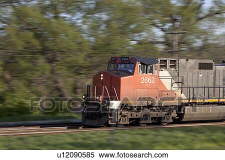 Locomotive on freight train at Ingersoll, Ontario View Large Photo Image Stock Photography - Locomotive on freight train at Ingersoll, Ontario. Fotosearch