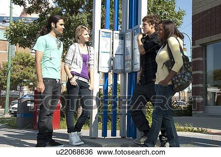 Stock Photograph - Male East Indian Teen on street, Winnipeg, Maniotba, Canada. Fotosearch