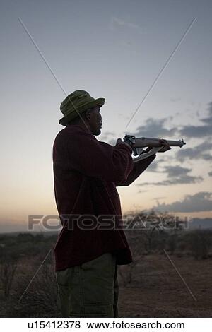 Gunman in Kenya View Large Photo Image Stock Photo - Gunman in Kenya. Fotosearch