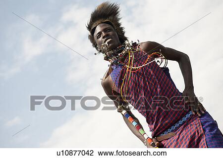 Stock Image - Kenya Maasai tribe. Fotosearch