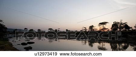 Stock Photo - Kenya sky at sunset. Fotosearch