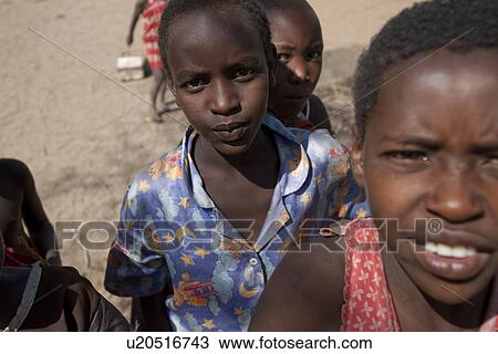 Stock Image - Kenyan children. Fotosearch