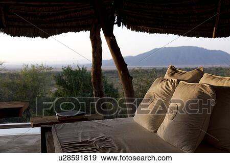 Stock Photo - Luxury lodge in Kenya. Fotosearch