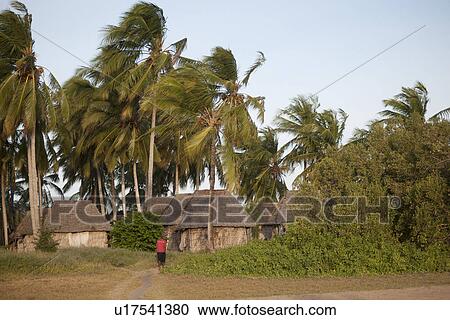 Stock Image - Manda Bay Resort in Kenya. Fotosearch