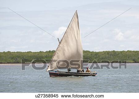 Sailboat at Manda Bay Resort View Large Photo Image Stock Photography - Sailboat at Manda Bay Resort. Fotosearch