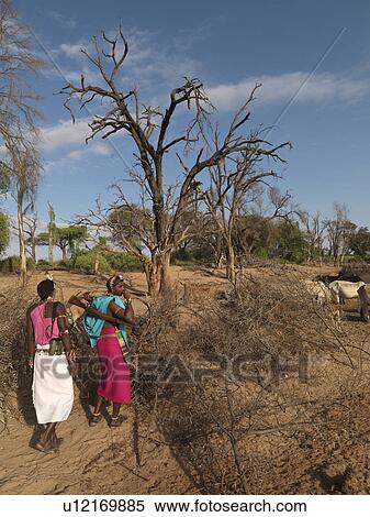 Stock Photography - Samuru tribe people in Kenya Africa. Fotosearch