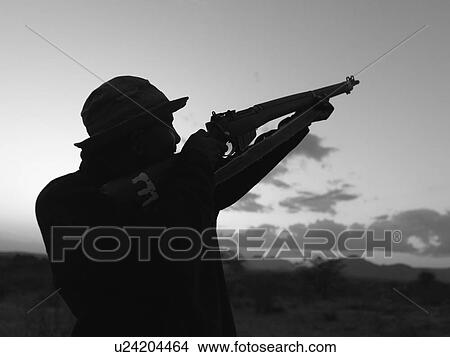 Picture - Samuru tribesmen in Kenya Africa. Fotosearch