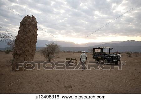 Stock Photograph - Termite hill in Kenya. Fotosearch