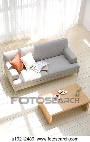 Afternoon tea in living room View Large Photo Image Stock Photo - Afternoon tea in living room. Fotosearch
