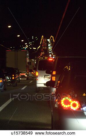 Traffic on highway View Large Photo Image Stock Photo - Traffic on highway. Fotosearch