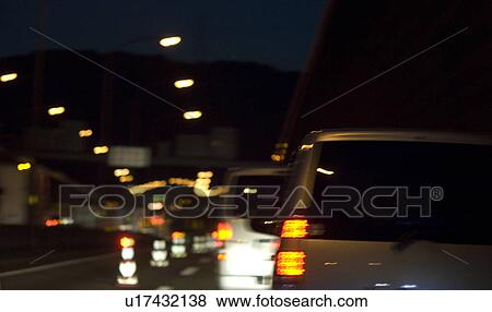 Stock Photo - Traffic on highway. Fotosearch