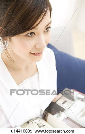 Stock Photography - Woman reading book. Fotosearch