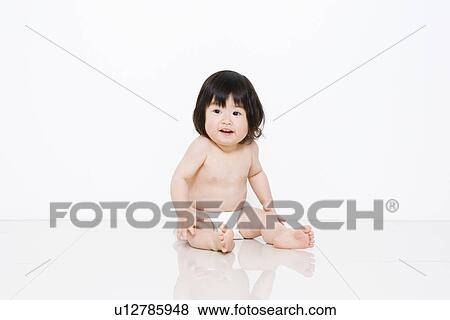 1 year old girl View Large Photo Image Stock Photo - 1 year old girl. Fotosearch