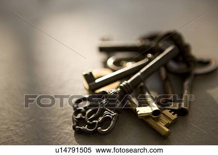 Stock Photography - Antique keys. Fotosearch
